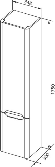 Пенал Aquanet София 35