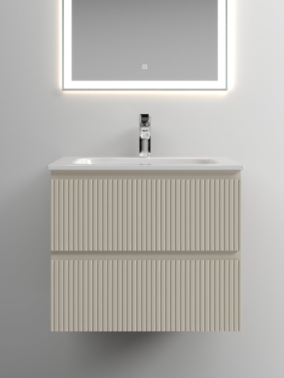 Тумба с раковиной Sancos Snob T 60 Beige Soft SNT60CE, подвесная