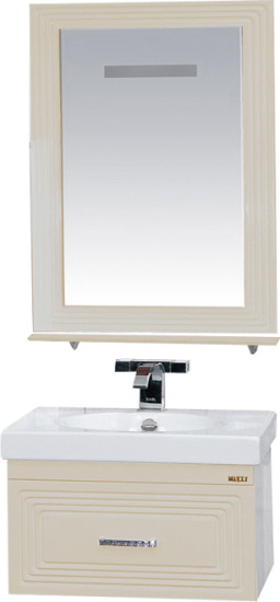 Зеркало Misty Европа 60 бежевое, с подсветкой