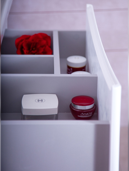 Тумба с раковиной Бриклаер Вега 80 белая