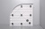 Поддон для душа Cezares Tray SMC TRAY-SMC-R-80-550-150-W R 80x80, с сифоном