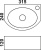 Раковина Melana 805-Е601 Раковина Melana 805-Е601