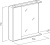 Зеркало BelBagno Marino 80 L Зеркало BelBagno Marino 80 L