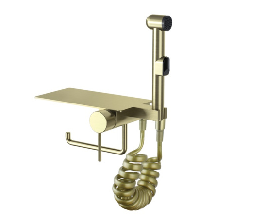 Гигиенический душ со смесителем Bronze de Luxe Scandi 708/1BR со смесителем, бронза