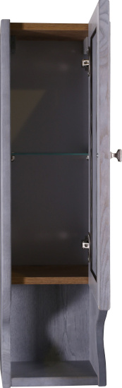 Шкаф ASB-Woodline Гранда 24 R, серый