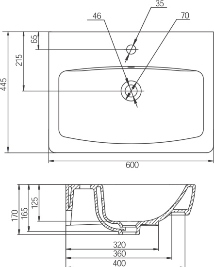 Мебель для ванной STWORKI Дублин 60