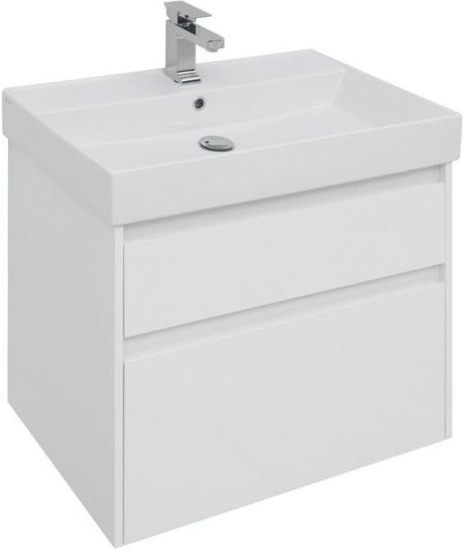 Тумба с раковиной Aquanet Nova Lite 75 2 ящика