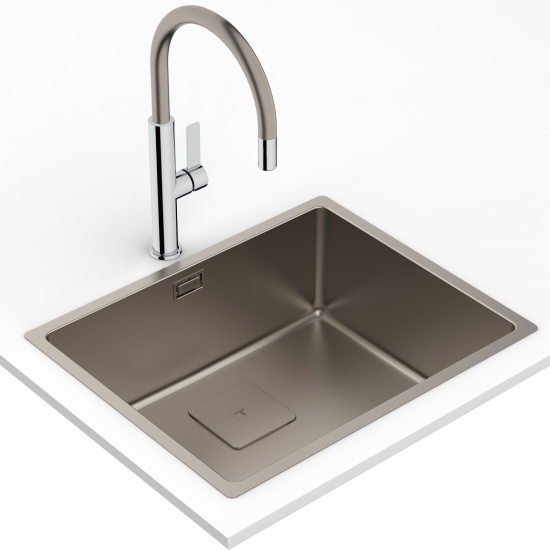 Смеситель для кухни Teka Kitchen FOT 995 TITANIUM