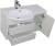 Тумба с раковиной Aquanet Лайн 90 L