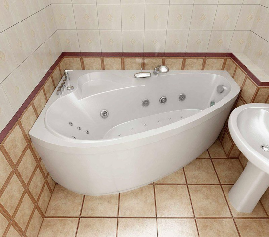 Акриловая ванна Triton Пеарл-шелл 160x104 см R