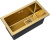 Дополнительная мойка Zorg Inox PVD SZR-2344 bronze Дополнительная мойка Zorg Inox PVD SZR-2344 bronze