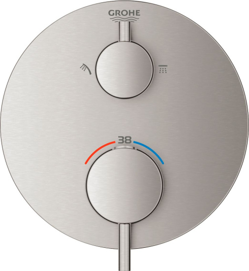 Смеситель для душа Grohe Atrio 24135DC3 термостат, суперсталь