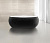 Акриловая ванна BelBagno BB18-NERO/BIA 180 см