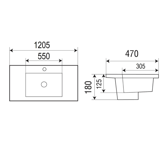 Раковина Weltwasser WW Deilbach 7506-120