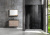 Душевая дверь в нишу Vincea Lugano VDS-1L120CGB-1 120 см, профиль черный, стекло серое