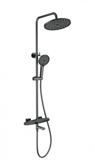 Душевая стойка Wonzon & Woghand Neo WW-B3046-A1-BGG с термостатом