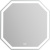 Зеркало BelBagno SPC-OTT-800-800-LED-TCH-WARM с подсветкой