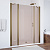 Душевая дверь в нишу Vegas Glass EP-2F 130 05 05 L, профиль бронза, стекло бронза