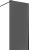 Душевая перегородка Vincea Walk-in VSW-1H120CGB 120 см, профиль матовый чёрный, стекло тонированное