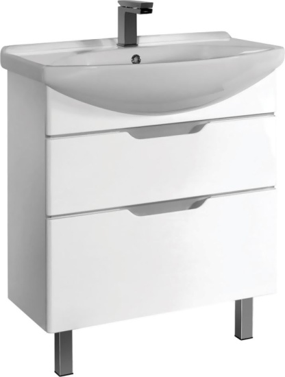 Тумба с раковиной Dreja.Eco Laguna Plus 85 белая