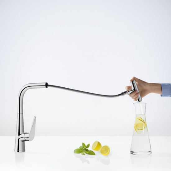 Смеситель для кухни Hansgrohe Talis Select M51 73853000 хром