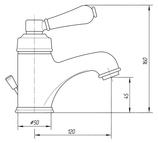 Смеситель для раковины Migliore Ermitage ML.ERM-7013 Br