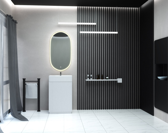 Тумба с раковиной Sanvit Рольф Мини, напольная