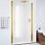 Душевая дверь в нишу Vegas Glass EP 90 09 10 профиль золото, стекло сатин
