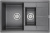 Мойка кухонная Paulmark Feste PM237850-DG графит