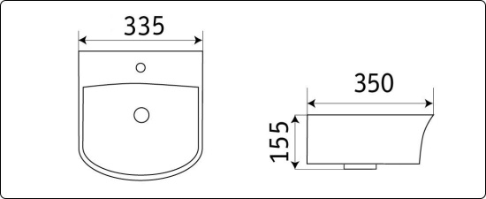 Раковина CeramaLux 78369