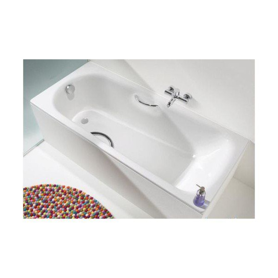 Стальная ванна Kaldewei Sanilux Star 337 с отвертиями под ручки