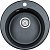 Мойка кухонная Paulmark Gelegen PM404800-BLM черный металлик
