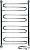 Полотенцесушитель электрический Ника Curve ЛZ 100/60-4