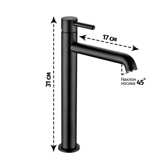 Смеситель для раковины Grocenberg GB3029BL