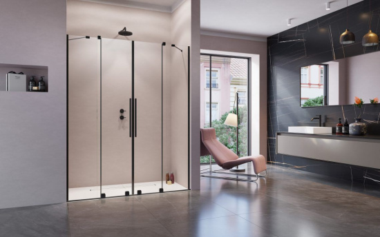 Душевая дверь в нишу Radaway Furo Black DWD 130