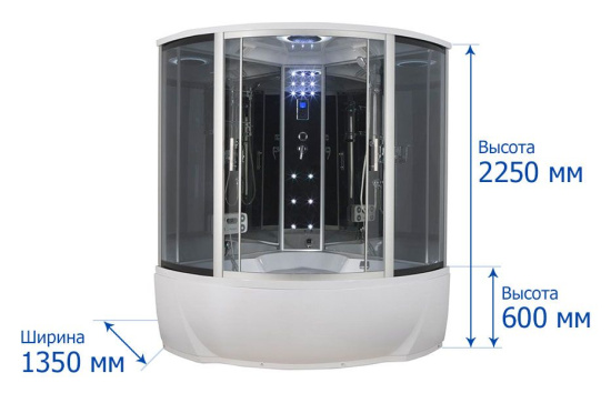 Душевой бокс Erlit Comfort ER4335T-C2