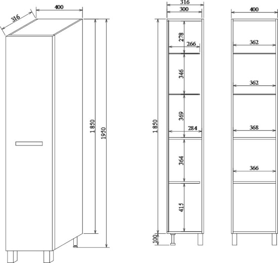 Пенал Sanflor Одри 2 L