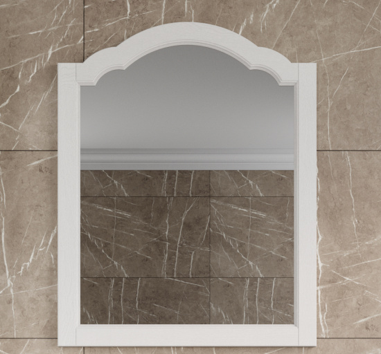 Мебель для ванной ValenHouse Эстетика 100 белая подвесная, ручки бронза