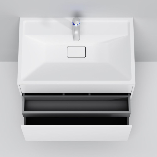 Тумба с раковиной Am.Pm Inspire V2.0 80 белый матовый
