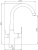 Смеситель для кухни Zorg Steel Hammer SH 819 SATIN