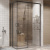 Душевой уголок Ambassador Queen 11011205RBlack 120x80 см