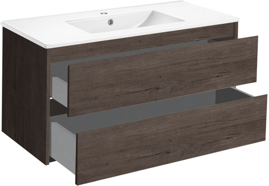 Мебель для ванной Vincea Gio 100 темный дуб