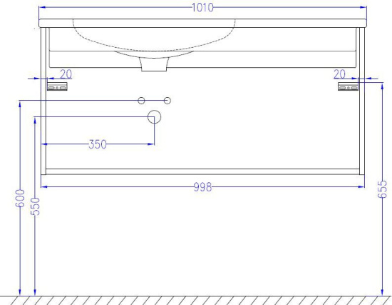 Мебель для ванной Jacob Delafon Madeleine 100 L белый блестящий