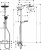 Душевая стойка Hansgrohe Crometta S 240 1jet Showerpipe 27267000 Душевая стойка Hansgrohe Crometta S 240 1jet Showerpipe 27267000
