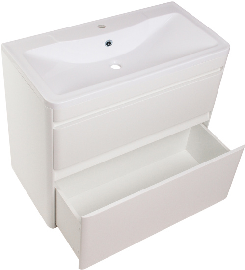 Тумба с раковиной Style Line Атлантика 90 Люкс Plus, подвесная, антискрейч