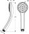 Душевая лейка Ideal Standard IdealRain B9400AA