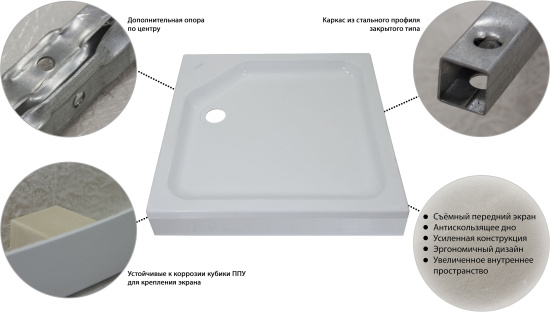 Поддон для душа Triton ПД21 80х80