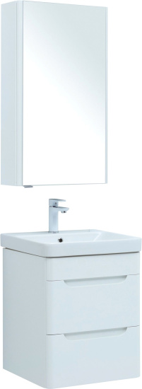 Тумба с раковиной Aquanet София 50 2 ящика