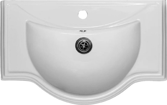 Тумба с раковиной Runo Марсель 65 белая