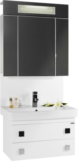 Зеркало-шкаф Vod-Ok Квадро 70